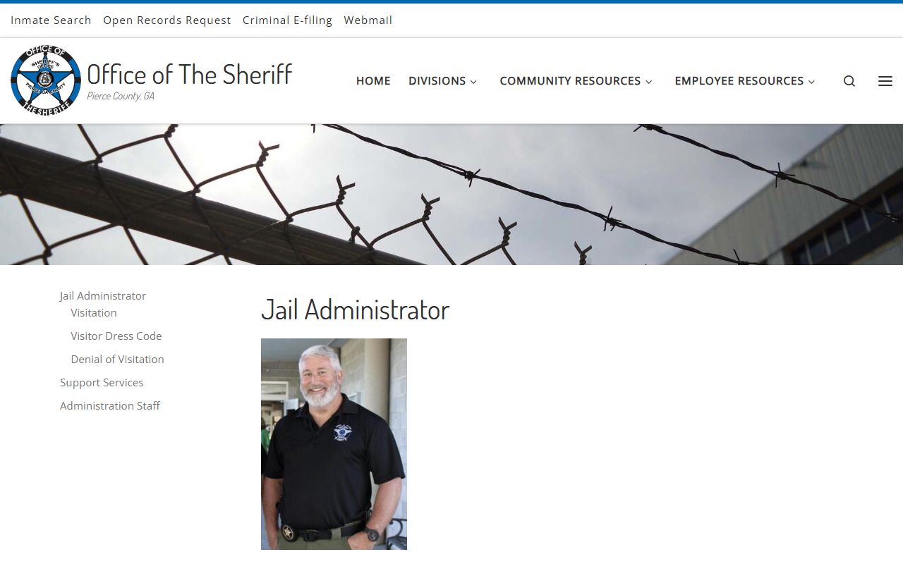 Pierce County Jail detention center operations and inmate record source